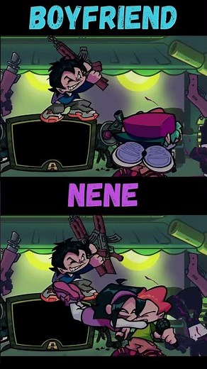 FNF - BOYFRIEND VS NENE [Cutscenes] (FNF MOD) #shorts