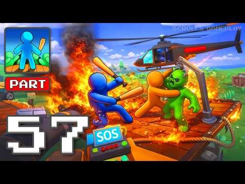 Zombie Raft - Gameplay Walkthrough Part 57 - Sail Through Dead Waters (iOS, Android)