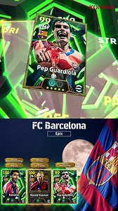 Epic: FC Barcelona 🔵🔴 Ronald Koeman arrives as an eFootball™ 30th Anniversary Special Card! Romário (Off the Ball 3) 🧠 Pep Guardiola (Regista 3) 🎨 Ronald Koeman (Rebuild 3) 🛡️ Add these Barça legends who ruled the European stage 🏆 #eFootball | eFootball