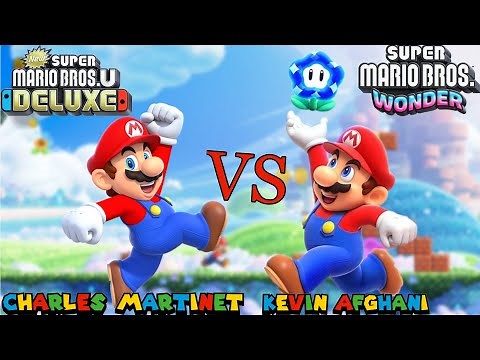 New Mario Voice Kevin Afghani vs Charles Martinet Comparison | Mario Wonder vs Mario Bros. U DELUXE
