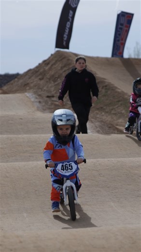 Tiny riders, HUGE hearts! Future champions are already blazing the track! Witness the next generation of #BMX riders pushing their limits and inspiring us all. Visit tryusabmx.com/socialoffer and treat your family to ONE FREE day of #USABMX fun. | USA BMX