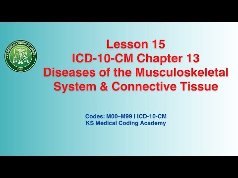 Lesson 15 | ICD-10-CM Chapter 13 Explained | Diseases of the Musculoskeletal System (M00–M99)