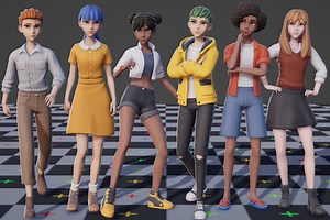 Modular Stylized Character 1 | Characters | Unity Asset Store