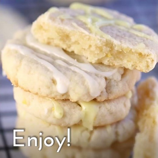 glazed lemon cookies