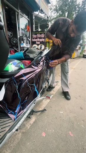 Ankit Bhatt on Instagram: "Honda dio modified at Bhatt Ji modifications bin Pithoragarh #viral #modification #wrapping"