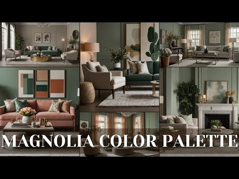 Modern Living Room Interior in Magnolia Color Palette | Stylish and Cozy Decor Ideas