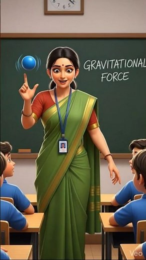 Gravitational Force AI #english #newtonacademy #biology