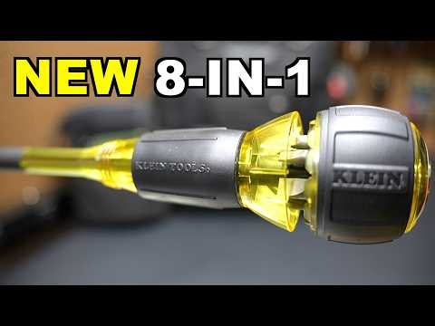 Finally, A Modular Screwdriver That Doesn't Suck! Klein 8-in-1Tru-Grip with Stubby 32961A