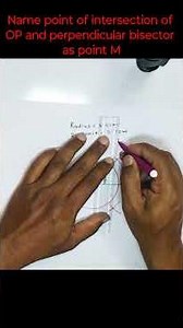 How to draw tangent to the circle through a point outside the circle #shorts #geometry #ssc #maths