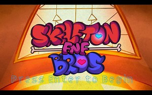 FNF skeleton bros 第二阶段体验（bf 和 chara）