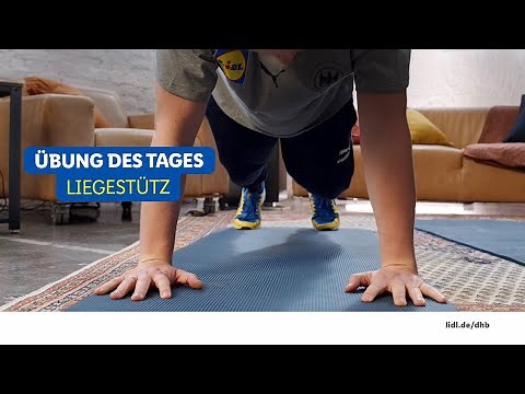 Liegestütze Training für Anfänger (einfache Übung) | Fit werden mit DHB Athletik-Trainer | Lidl