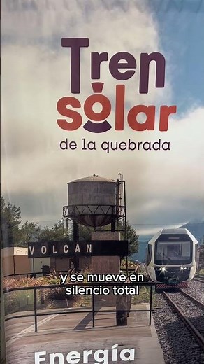100% SOLAR powered train!
