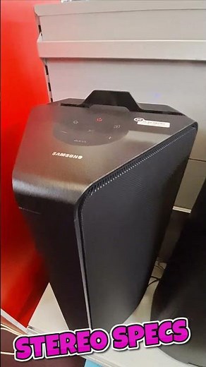 🥵Samsung MX-T70 Sound Tower High Power Audio, 1500W, Bass Booster! StartUp Lights and Display
