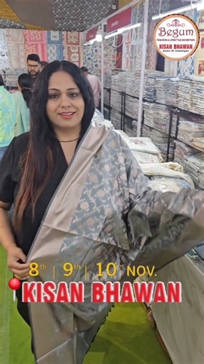 jyotsna on Instagram: "GRAB UP TO 50% OFF" Fashion & Life Style Exhibition, Spl. Wedding Edition' Exclusive Collection of Designer suites, Handlooms, Home Decore, Hand Bags, Weeding wear, Foot wear, Jewellery, Ready-made Suites, Fashion Accessories, Silk & Cotton dress material and much more.. 📍Kisan Bhawan, Sector 35, Chandigarh, on 8th, 9th & 10th, November, 2025."