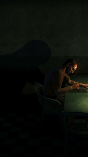 Kane's shadow lives its own life.