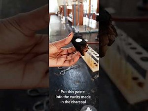 charcoal cavity test for cations