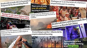 Headlines from a warming world: Extreme weather and climate breakdown