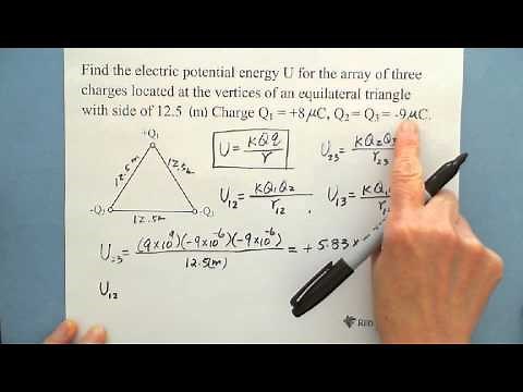 Electric Potential Energy & Potential: Practice Question 2