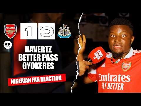 ARSENAL 1-0 NEWCASTLE ( Godfrey - NIGERIAN FAN REACTION) - Premier League 25/26