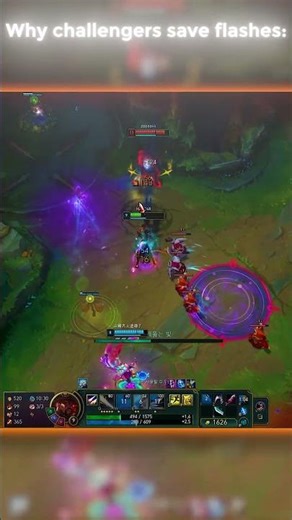 Why Challengers Save Flashes #leagueoflegends #riotgames #leagueoflegendsclips #outplayed