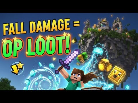 Jump & Get RICH! (Minecraft OP Loot) #trending #explorepage #minecraft