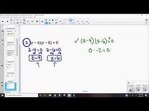2.4 Solving Polynomial Equations in Factored Form