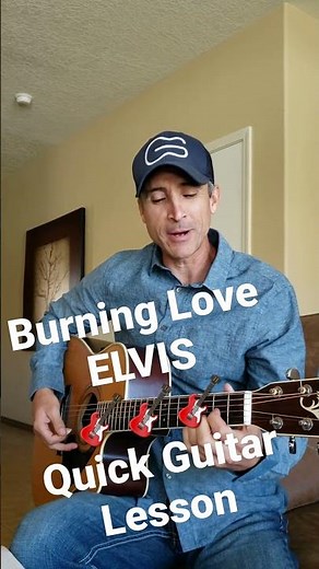 Burning Love - Elvis | Quick Guitar Lesson