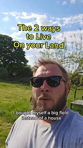 1.1M views · 10K reactions | How to live on your land in the UK #land #offgrid #offgridliving #farm #homestead #farmlife #vanlife | Field to Farm | Facebook