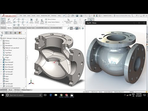 SDNR Valve Design | Complete Assembly | Part 1 - Body | Solidworks Tutorials