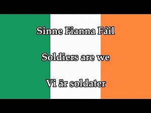 Irish National Anthem with Swedish Subtitles (Amhrán na bhFiann/The Soldier's Song)