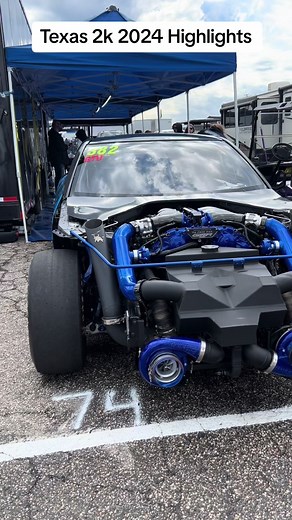 This GTR has Turbos bigger than your house. Texas 2k Highlights. #tx2k2024 #carsoftiktok #fyp #GTR #turbo