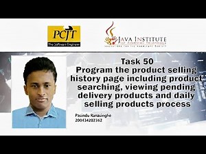 Pasindu Ranasinghe | Web Programming I Module Assignment - Task 50