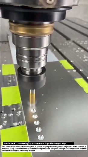 "Perfect CNC Chamfering | Precision Metal Edge Finishing at High Speed".