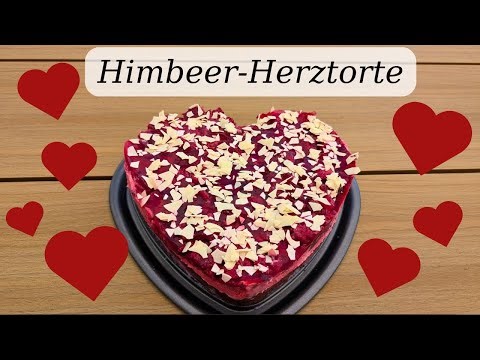 Herzkuchen mit Himbeeren – Das perfekte Geschenk zum Muttertag! 💝