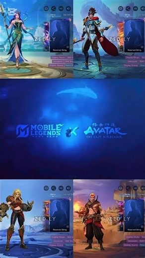 MLBB X AVATAR || #mlbb #mlbbupdate #mlbbleaks #mlbbcreatorcamp #anniversary #newskin