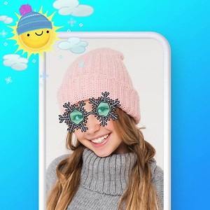Happy first day of winter! Get cozy and decorate your pics with these awesome winter stickers! #FirstDayofWinter #MKidsHoliday ☃️❄️🌨 | Messenger Kids