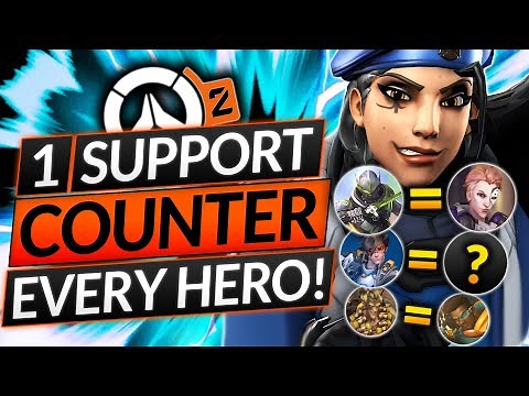 1 SUPPORT COUNTER PICK for EVERY HERO - This DOUBLES Your Rank - Overwatch 2 Guide