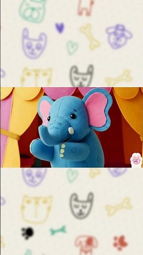 Felt Elephant | Song for Kids 🐘🎵 | If You’re a Fuzzy Friend and You Know It 🐘 🎵