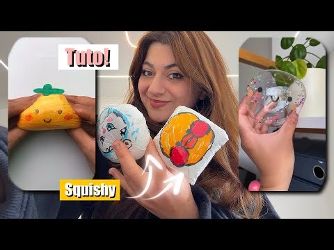 COMMENT FAIRE DES SQUISHY! (Tuto ultra facile en français) 🐤🐰