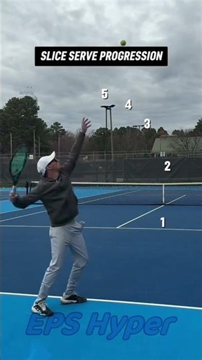 Step Training For Slice Serve🤯🔥🎾 #Tennis #Training #Step #Serve #Slice #Shorts