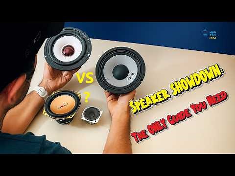 Speaker Types Explained: Subwoofer vs Midrange vs Tweeter vs Full-Range (Sound Test!)