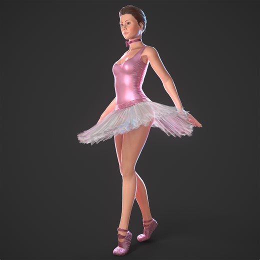 ballerina 3D Model in Woman 330414 | 3DExport