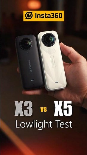 Insta360 X5 vs X3 Lowlight Test