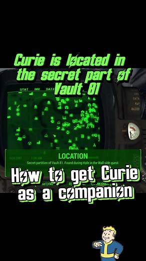 How to get Curie as a companion #fallout4 #fallout #wtf #fyp
