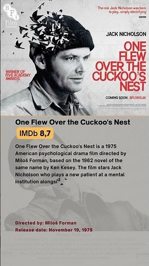 One Flew Over the Cuckoo's Nest | Film 1975