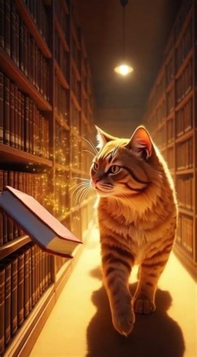 Ember the Magic Cat Went to the Library — The Books Had Other Plans