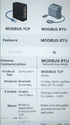 modbus TCP vs modbus RTU