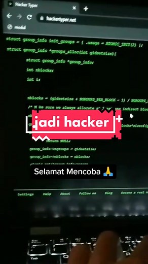 Prank Hacker Menggunakan Hackertyper