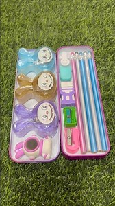 Cutest Pencil Box Stationery Collection | Satisfying Stationery Setup #stationery #pencilbox #shorts