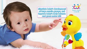 Watch Lovely Dancing Yellow Duck Early EQ Education Baby Toy on Amazon Live